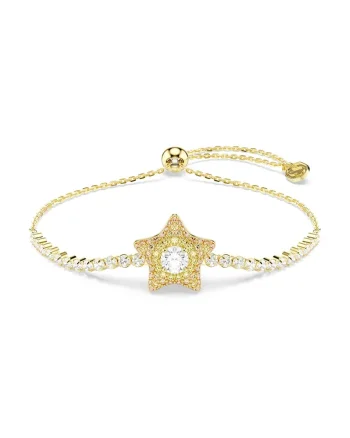 Swarovski brățară pentru femei placată cu aur zirconiu cubic SUBLIMA