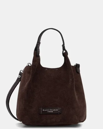 Gianni Chiarini geantă crossbody pentru femei din piele întoarsă DUA