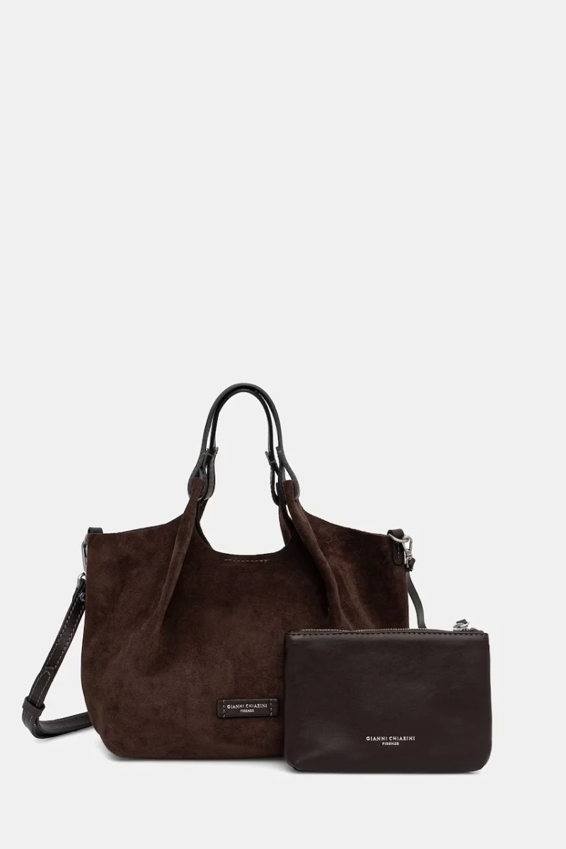 Gianni Chiarini geantă crossbody pentru femei din piele întoarsă DUA