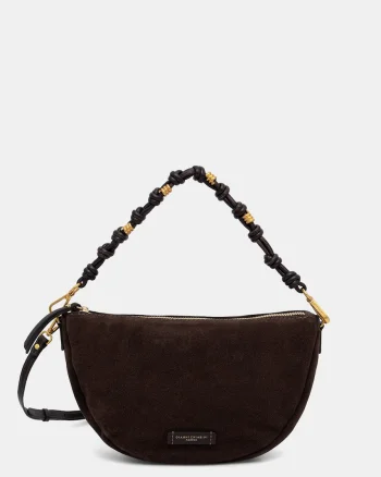 Gianni Chiarini geantă crossbody pentru femei din piele întoarsă CLEO