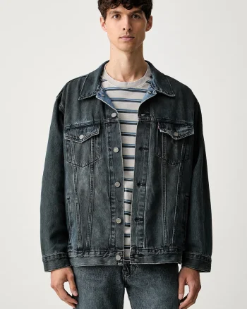 Levi's geacă de blugi pentru bărbați din bumbac RELAXED FIT