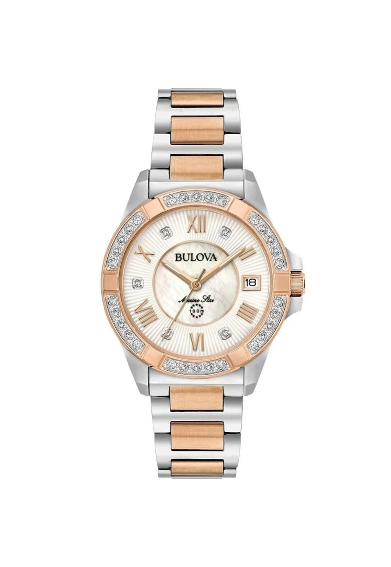 Ceas dama  98R234 Quartz Argintiu, Rose gold