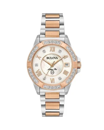 Ceas dama  98R234 Quartz Argintiu, Rose gold