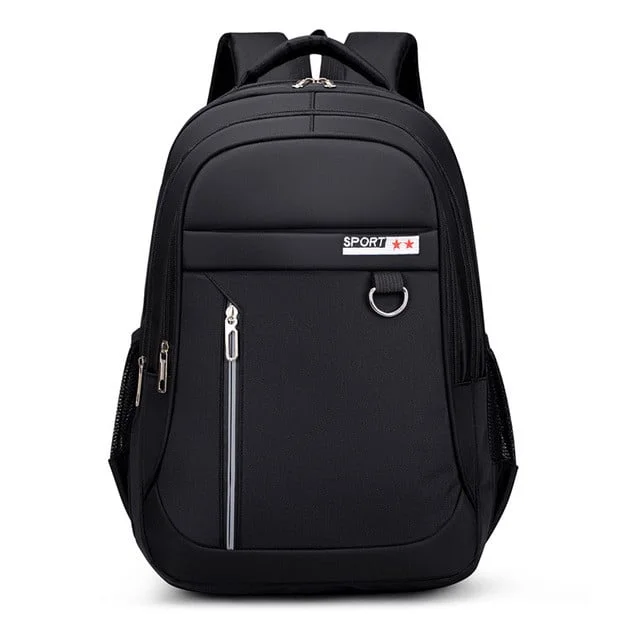 Rucsac pentru barbati, Louis GT2139, Negru/Alb