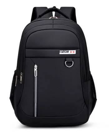 Rucsac pentru barbati, Louis GT2139, Negru/Alb
