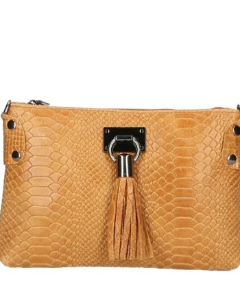 Geanta dama Theresa GT1746, piele naturala, Cognac