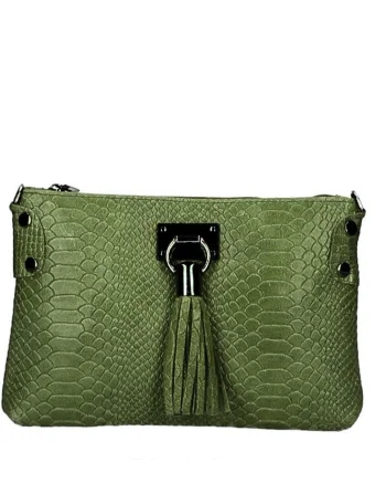 Geanta dama Theresa GT1751, piele naturala, Verde