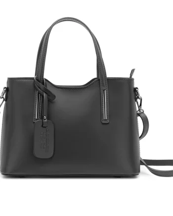Geanta dama Maila GT716, piele naturala, negru