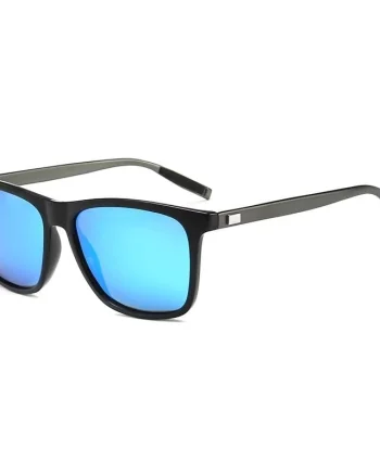 Ochelari de soare unisex, SG062, Negru/Albastru