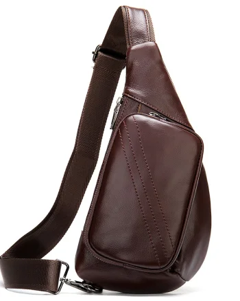 Geanta barbati, Martin GT1321, piele naturala, model maro