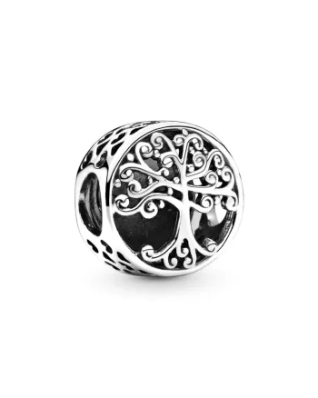 Charm/talisman argint 925, JW1138, model copac, placat cu rodiu