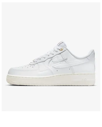 Pantofi sport de piele Air Force 1 07 Prm, Alb