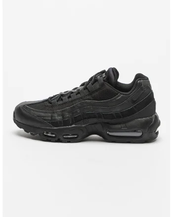Pantofi sport cu insertii de piele Air Max 95 Essential, Negru