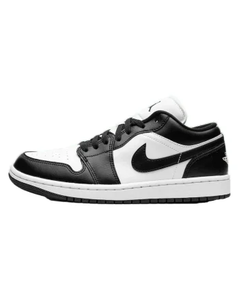 Pantofi sport barbati  Air Jordan 1 Low Panda, design minimalist, materiale de inalta calitate, Alb/Negru