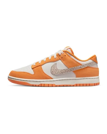 Pantofi sport de piele intoarsa Dunk Low, Portocaliu/Alb murdar