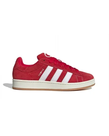 Pantofi sport unisex din piele intoarsa Campus 00s, Rosu