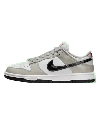 Pantofi sport barbati  Dunk Low, Light Iron Ore cu detalii negre, design elegant