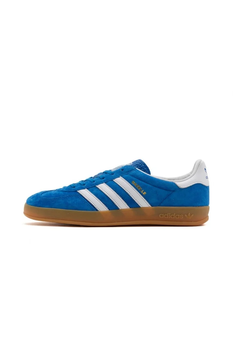 i barbati, Adidas, Piele ecologica/Cauciuc, Albastru/Alb, Albastru