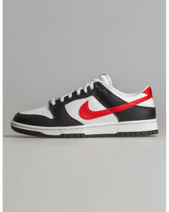 Pantofi sport cu logo si sireturi, Rosu/Alb/Negru