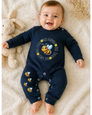 Salopeta bleumarin fara botosei Happy Bee, Bleumarin