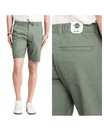 Pantaloni Scurti Barbati,  Wilson, Wilson Verde, Croi: Regular Fit, Stil: Drept, Verde, Verde