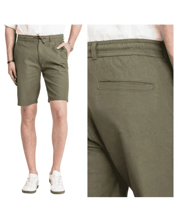 Pantaloni Scurti Barbati,  Brad Shorts, Verde, Croi: Regular Fit, Stil: Drept, Verde, Verde