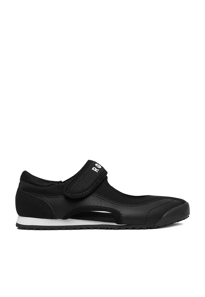 Pantofi sport dama  negru, inchidere velcro, piele ecologica