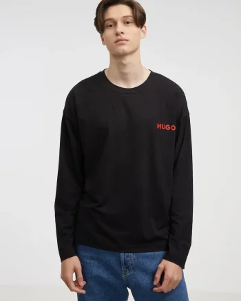 Long Sleeve Tricou Negru (50502309-3717631) Barbati, Negru