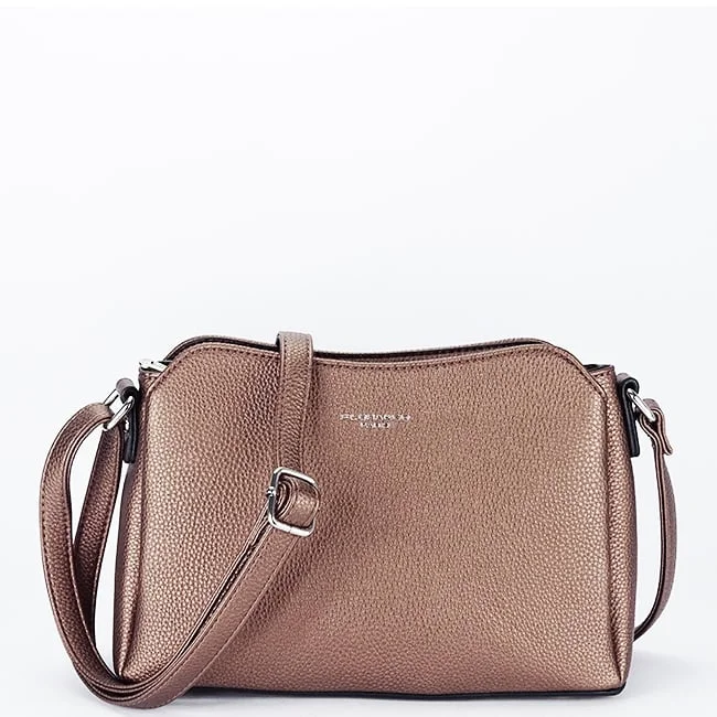 Geanta maro metalizat casual FloraCO Paris F2516 M9