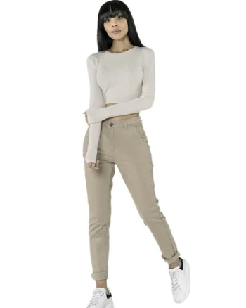 Pantaloni Taupe Chino Nina Carter J250 M10