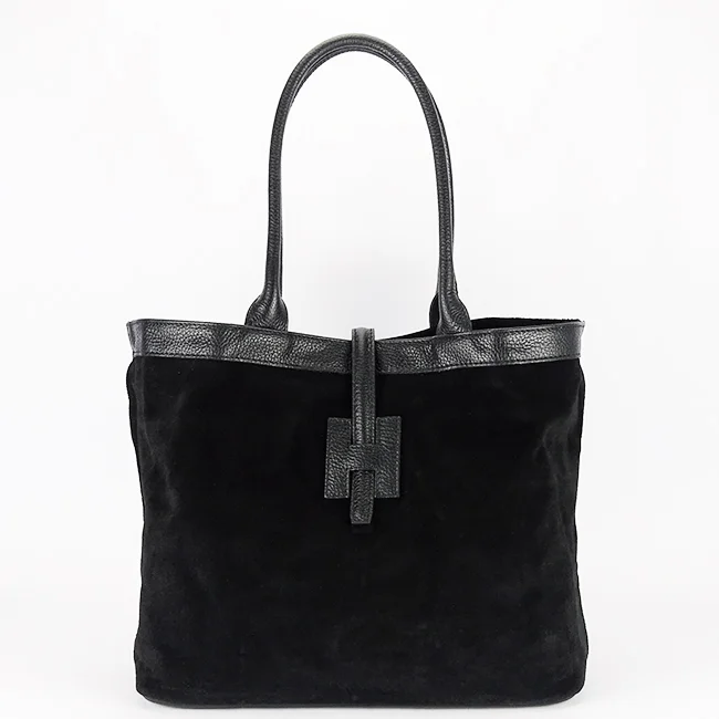 Geanta mare neagra din piele naturala 1896 M9