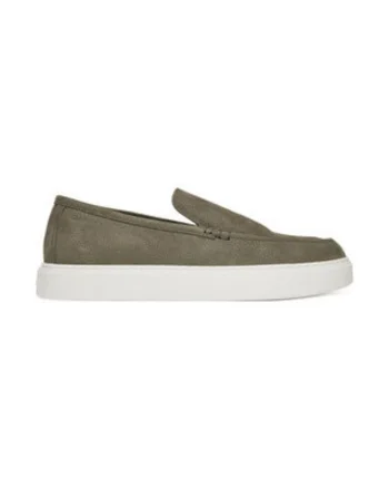 Espadrile barbatesti,  piele naturala, verde