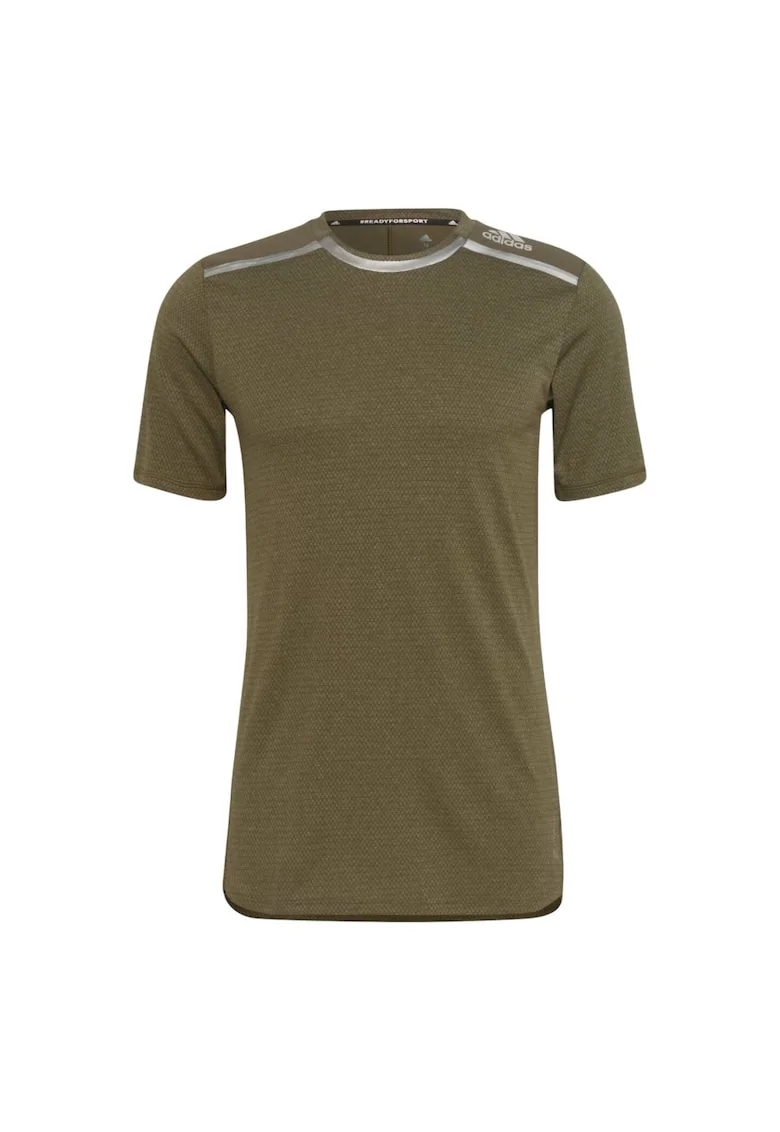 Tricou barbati,  respirabil, kaki, poliester,