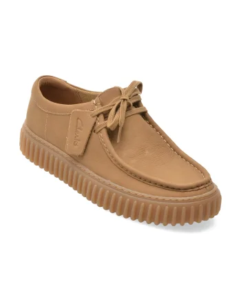 Mocasini CLARKS gri, TORHILL LO, din piele naturala