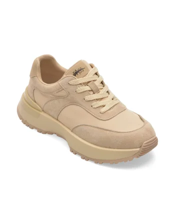 Pantofi sport PASS COLLECTION bej, M960012, din material textil