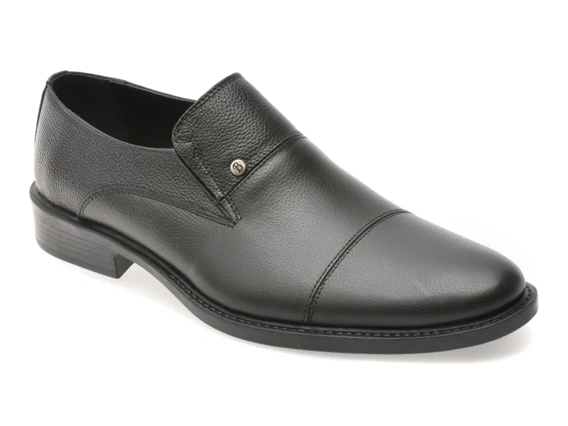 Pantofi eleganti BITE THE BULLET negri, BRL820, din piele naturala