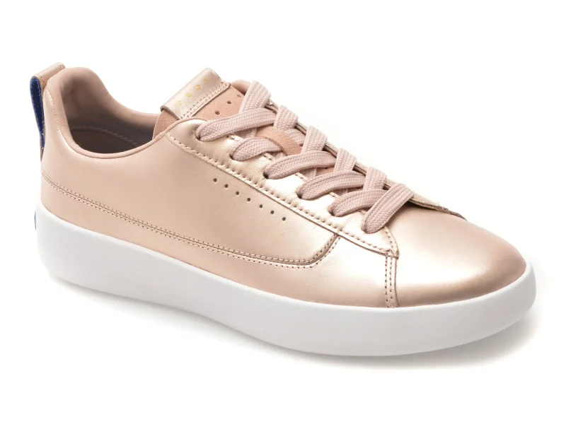 Pantofi sport GEOX roz, D658KD, din piele naturala