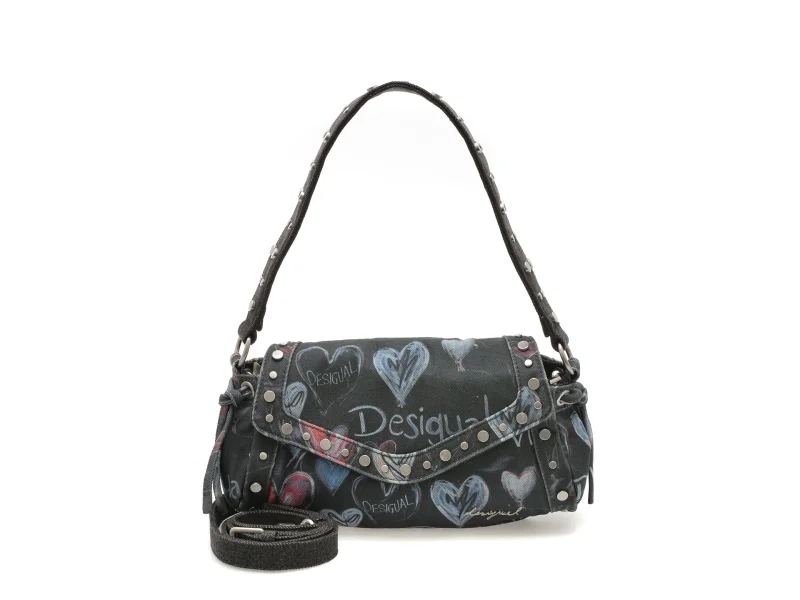 Geanta DESIGUAL bleumarin, SAXA57, din material textil