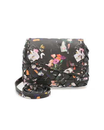 Geanta DESIGUAL neagra, SAXPB0, din piele ecologica