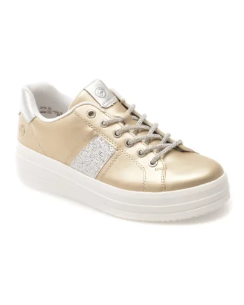 Pantofi sport REMONTE aurii, D1C10, din piele ecologica