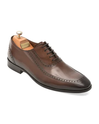 Pantofi eleganti LE COLONEL maro, 487113, din piele naturala