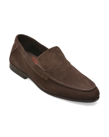 Mocasini OTTER maro, 5014, din piele intoarsa