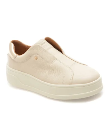 Pantofi sport GEOX bej, D65WVE, din piele naturala