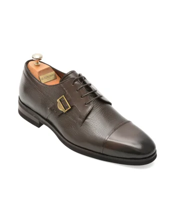Pantofi eleganti LE COLONEL maro, 484110, din piele naturala