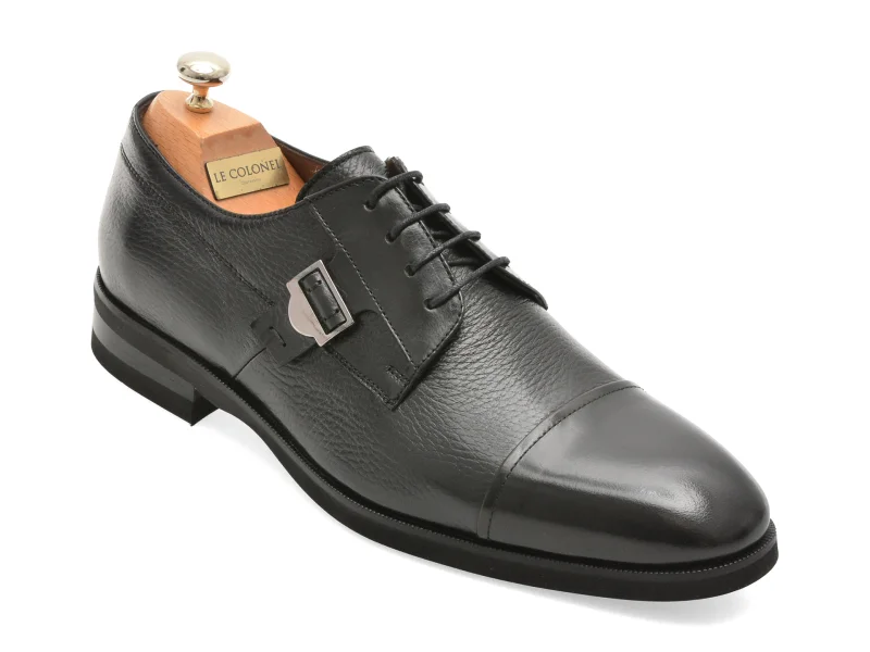 Pantofi eleganti LE COLONEL negri, 484110, din piele naturala