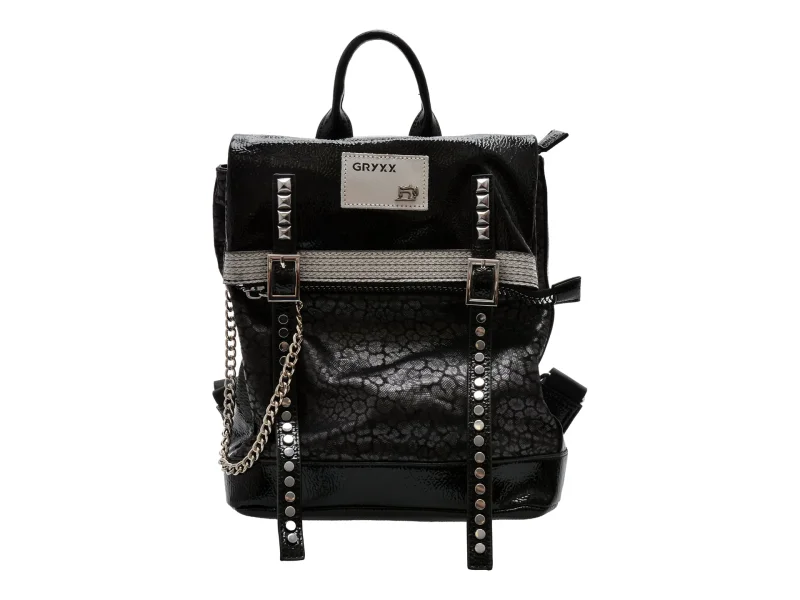 Rucsac GRYXX negru, 63647, din piele ecologica
