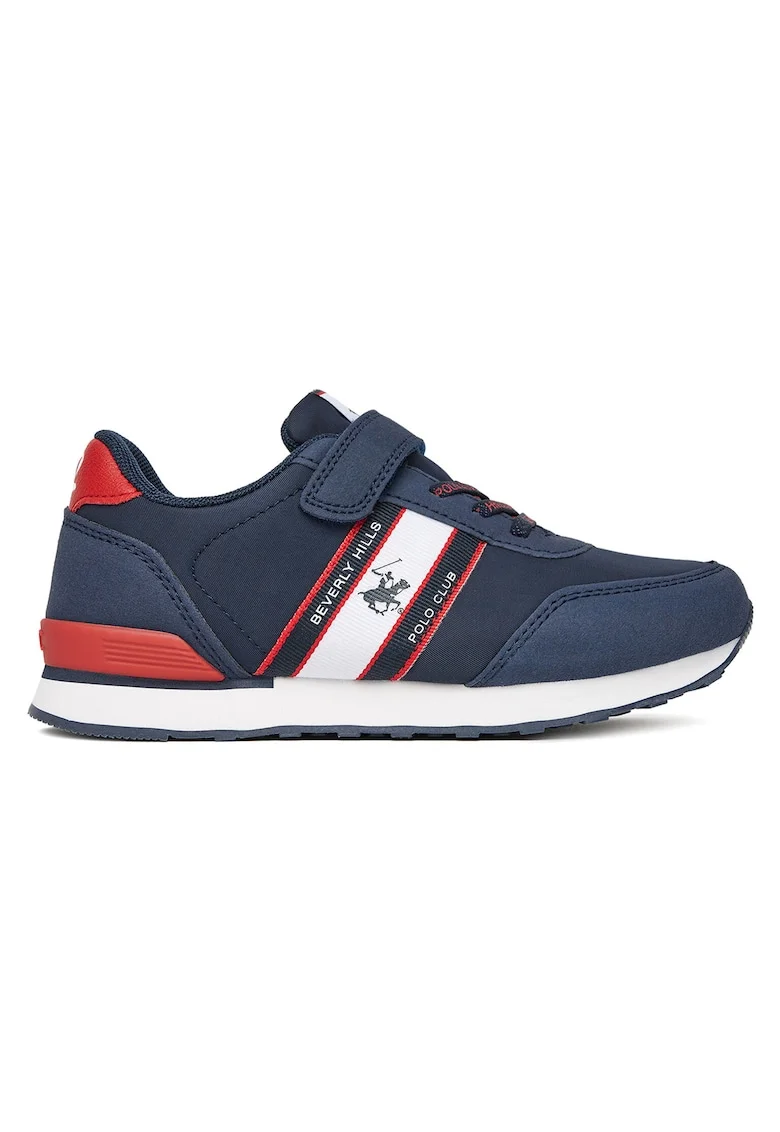 Pantofi sport copii,  textil, albastru, sistem inchidere velcro