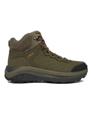 Bocanci barbati,  piele naturala, verde, Verde