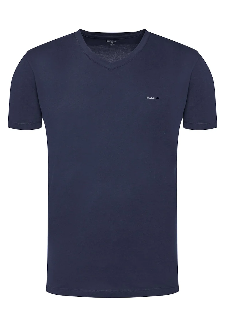 Set tricouri barbati  alb, bleumarin, bumbac, Bleumarin