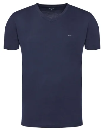 Set tricouri barbati  alb, bleumarin, bumbac, Bleumarin
